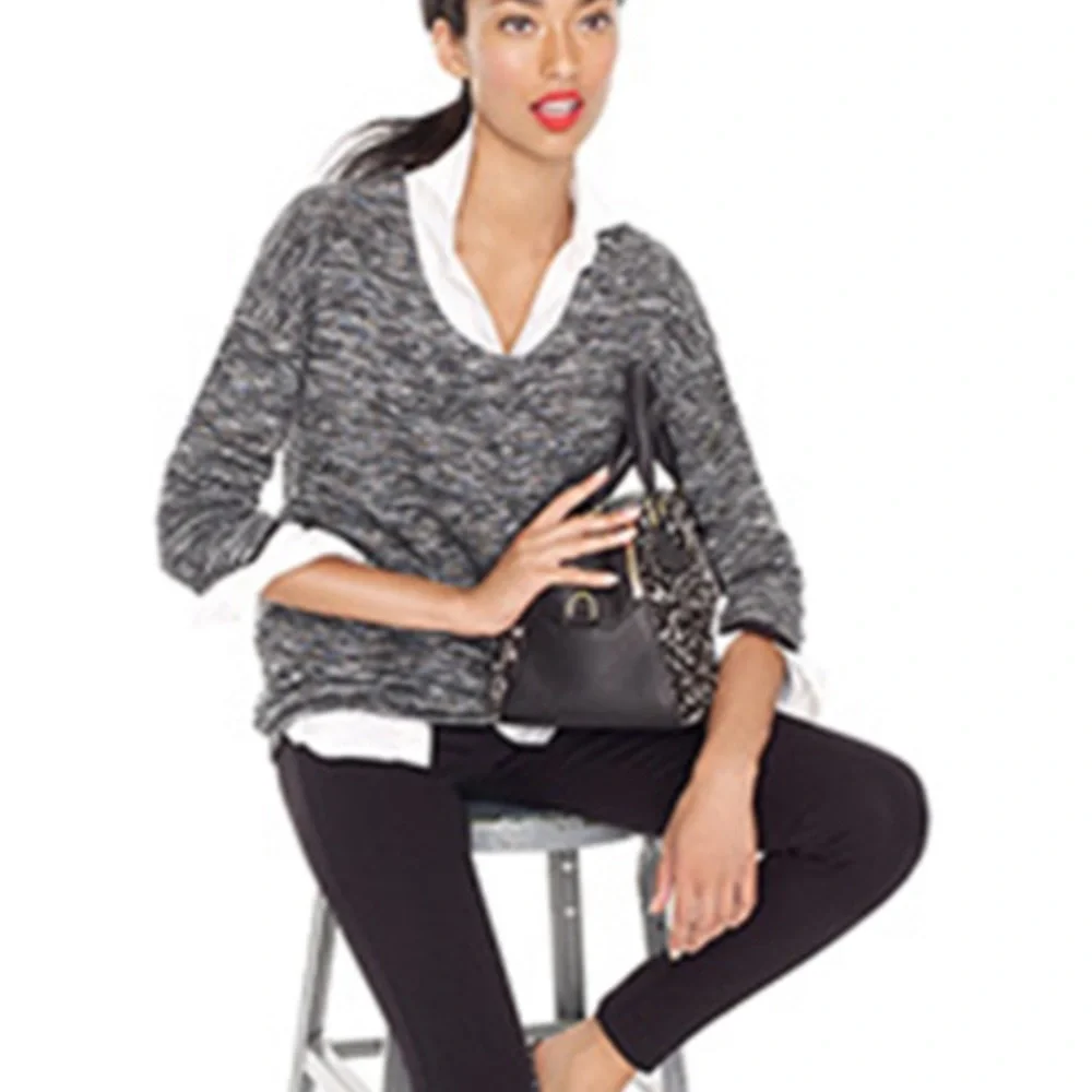 J. Crew Jaspé Scoopneck Pullover Size M Sweater